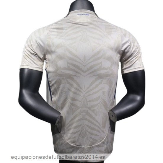 Nuevo Especial Jugadores Camiseta Italia 2024 Blanco Azul Baratas